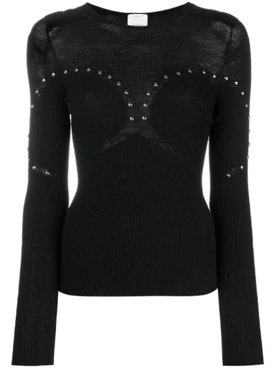 Pinko Beloperone Sweater In Black