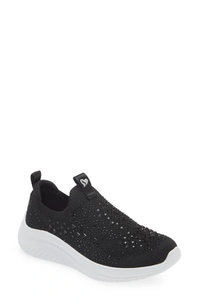 Skechers Kids' Ultra Flex 3.0 Slip-on Sneaker In Black