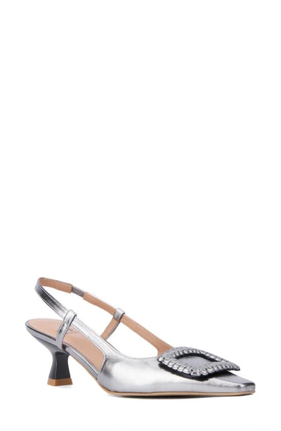 Aquatalia Arabella Slingback Pump In Anthracite