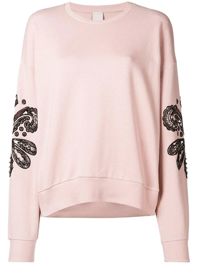 Pinko Valigia Sweatshirt In Pink