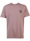 Stone Island Logo Patch T-shirt - Pink