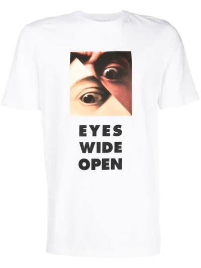 Neil Barrett Eyes Wide Open T-shirt White