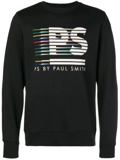Ps By Paul Smith Logo Sweatshirt In Black