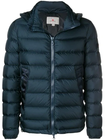 Peuterey Padded Down Coat - Blue