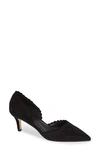 Pelle Moda Kenny D'orsay Pump In Black Suede
