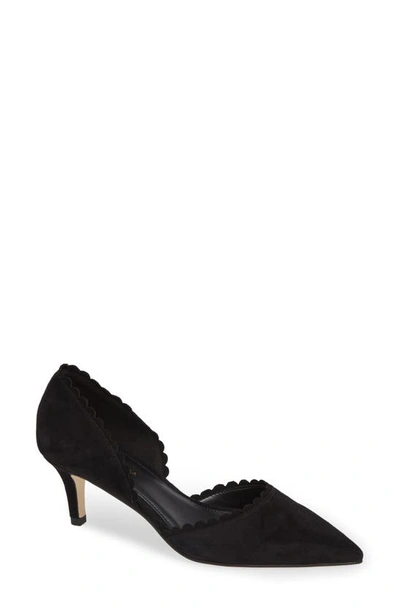 Pelle Moda Kenny D'orsay Pump In Black Suede