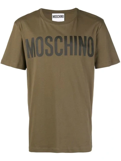 Moschino Logo Print T-shirt - Green