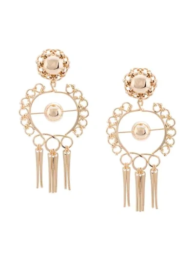 Dannijo Ash Earrings In Yellow