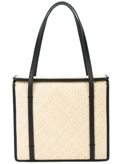 Hunting Season Boxy Shape Tote Bag - Neutrals