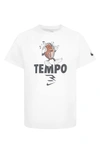 3 Brand Kids' Tempo Ballers Graphic Tee In White