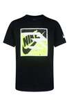 3 Brand Kids' Rwb Nike X Futura Box Logo Graphic T-shirt In Black