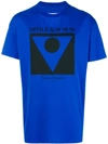 Maison Margiela Printed T-shirt In Blue