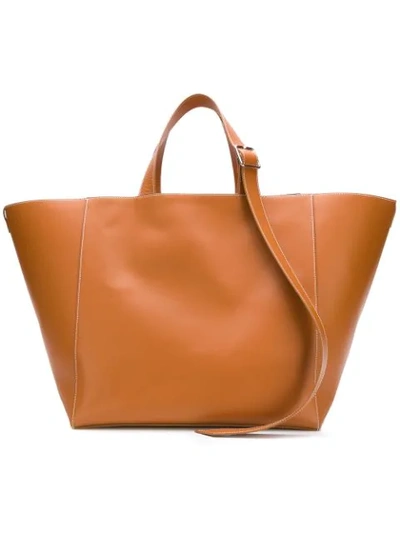 Calvin Klein 205w39nyc Two Way Tote Bag In Brown