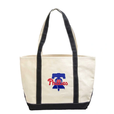 Logo Brands Philadelphia Phillies Canvas Tote Bag In Red