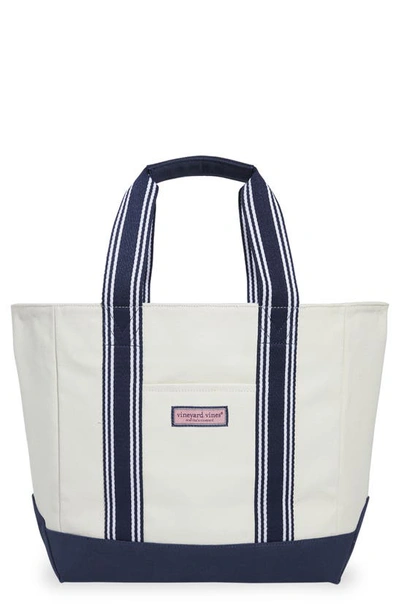 Vineyard Vines Heritage Classic Cotton Canvas Tote In Nautical Navy