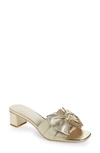 Koko + Palenki Sidney 2 Sandal In Gold Leather