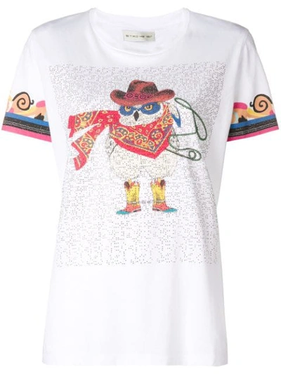 Etro Owl Print T-shirt - White