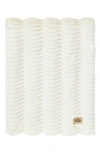 Ugg Cayden Faux Fur Throw Blanket In Snow