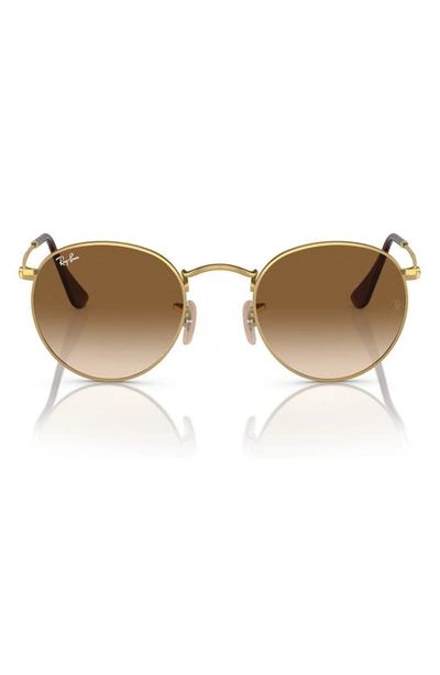 Ray Ban Legend Collection 47mm Round Sunglasses In Brown Gradient