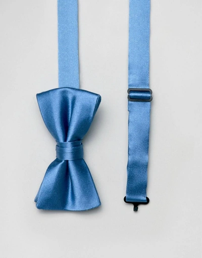 Ben Sherman Bow Tie & Lapel Pin Set - Blue