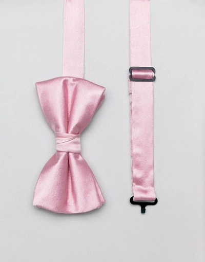 Ben Sherman Bow Tie & Lapel Pin Set - Pink