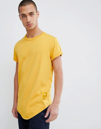 G-star Beraw Shelo Relaxed T-shirt Mustard - Yellow
