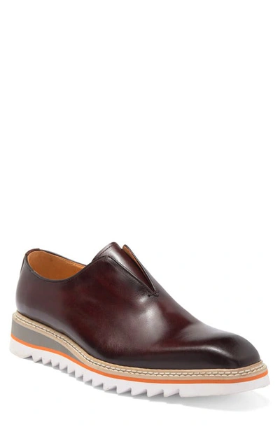 Maison Forte Avalon Wholecut Oxford In Chestnut