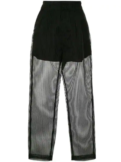 Alice Mccall Shine Cropped Trousers In Black