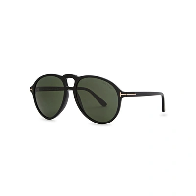 Tom Ford Lennon Aviator-style Sunglasses In Black And Other