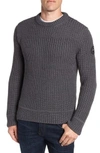 Canada Goose Galloway Regular Fit Merino Wool Sweater In Iron Grey