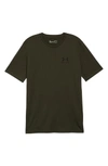 Under Armour Men's Sportstyle Left Chest Short Sleeve In Artillery Green/black