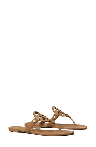 Tory Burch Miller Leather Flip Flop In Vintage
