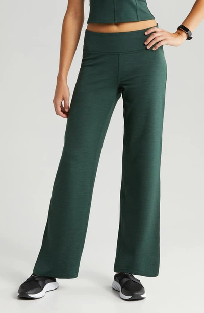 Zella Soft Agile Wide Leg Trousers In Green Park