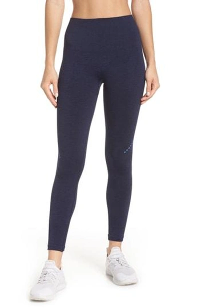 Lndr Blackout Compression Leggings In Navy Marl