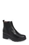 Wonders Pull-on Chelsea Boot In Black Leather