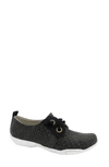 Ros Hommerson Calypso Stud Slip-on In Black Gold Fabric