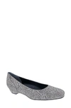 Ros Hommerson Tabitha Pump In Pewter Textile