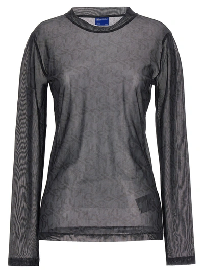 Karl Lagerfeld Monogram Tops In Grey