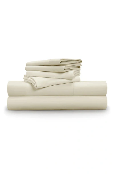 Pg Goods Luxe Soft & Smooth 6-piece Sheet Set In Cream