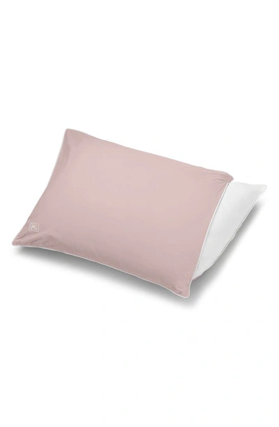 Pg Goods Set Of 2 Cotton Cool Pillow Covers In Pink