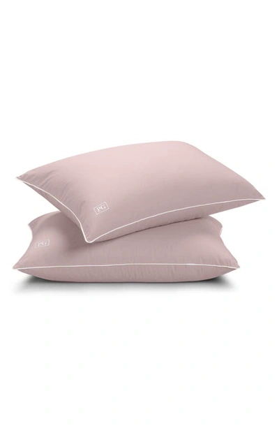 Pg Goods Firm Density Side/back Sleeper Pillow In Pink