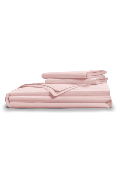 Pg Goods Classic Cool Crisp & Cotton Duvet & Pillow Sham 3-piece Set In Light Pink