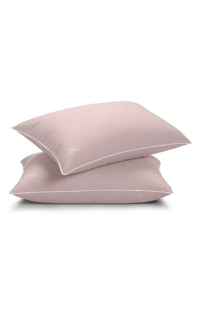 Pg Goods Soft Density Stomach Sleeper Pillow In Pink