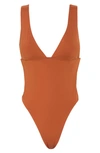 L*space Katniss One-piece Swimsuit In Amber