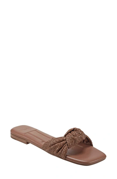 Marc Fisher Ltd Marlon Slide Sandal In Medium Natural 101