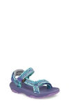 Teva Kids' Hurricane Xlt 2 Sandal In Delmar Sea Glass / Purple