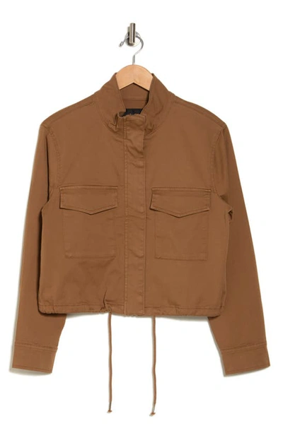 Sanctuary Armstrong Crop Utility Jacket In Caramel