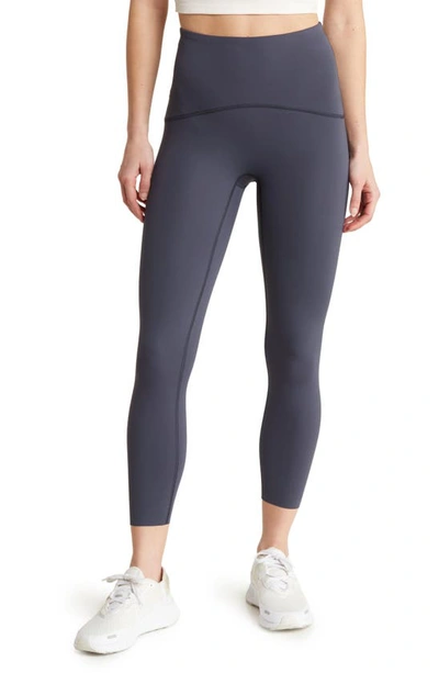 Spanx Booty Boost Active High Waist 7/8 Leggings In Dark Storm