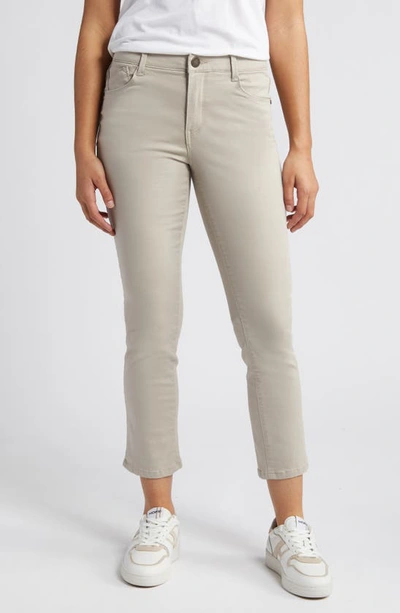 Wit & Wisdom 'ab'solution High Waist Ankle Slim Straight Leg Pants In Flax