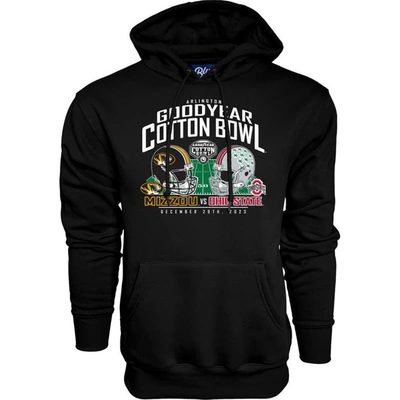 Blue 84 Black Missouri Tigers Vs. Ohio State Buckeyes 2023 Cotton Bowl Matchup Pullover Hoodie